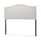 Baxton Studio Aubrey Modern Grayish Beige Upholstered Queen Size Headboard 124-6855 - alternate 3